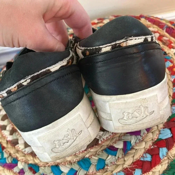 Ash calf hair slip on shoes - Picture 5 of 7